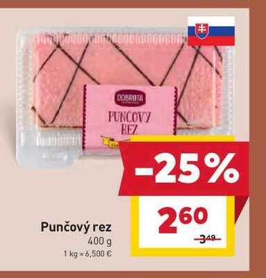 Punčový rez 400 g