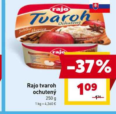 Rajo tvaroh ochutený 250 g