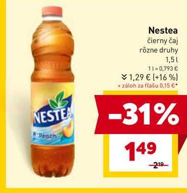 Nestea Peach 1,5 l