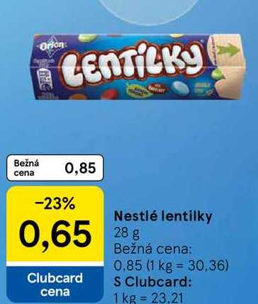 Nestlé lentilky, 28 g