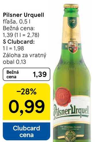 Pilsner Urquell, 0,5 l