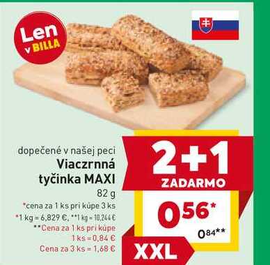 Viaczrnná tyčinka MAXI 82 g