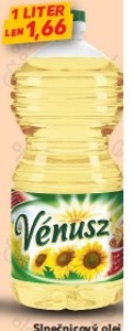 Vénusz slnečnicový olej v akcii