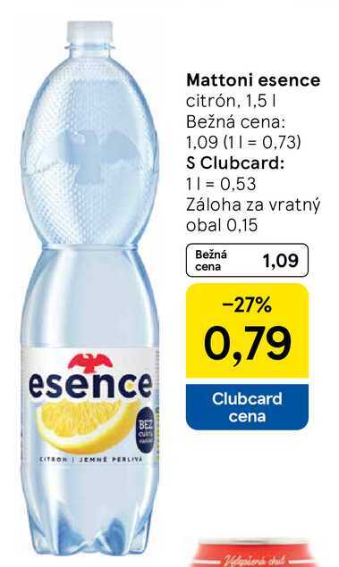 Mattoni esence , 1,5 l v akcii