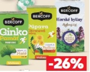 Bercoff Bylinný čaj v akcii