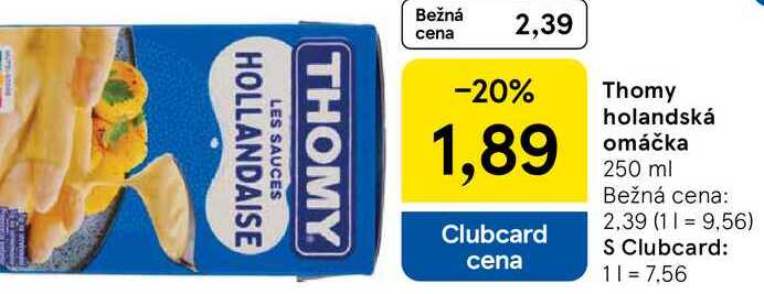 Thomy holandská omáčka, 250 ml