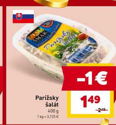 Parížsky šalát 400 g