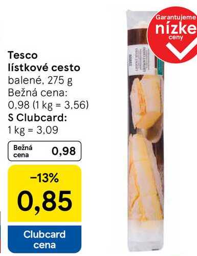 Tesco lístkové cesto, 275 g 