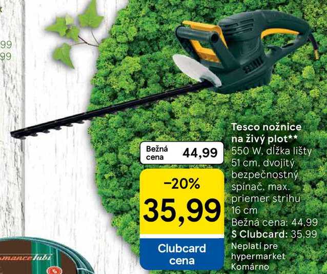 Tesco nožnice na živý plot