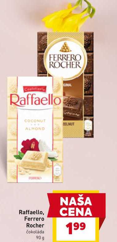 Raffaello čokoláda 90 g 