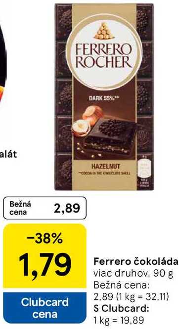 Ferrero čokoláda, 90 g
