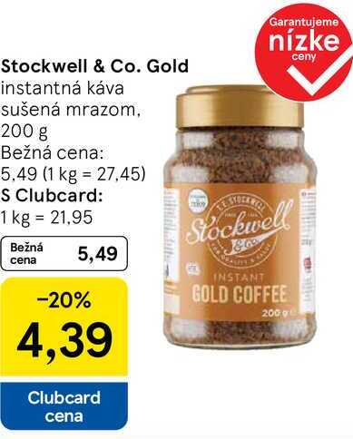 Stockwell & Co. Gold, 200 g