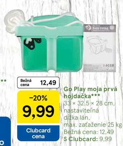 Go Play moja prvá hojdačka