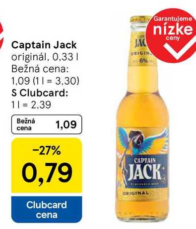 Captain Jack, 0,33 l