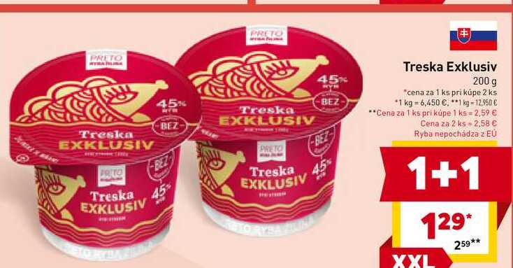 Treska Exklusiv 200g 