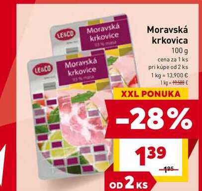 Moravská krkovica 100g