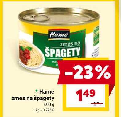Hamé zmes na špagety 400 g 