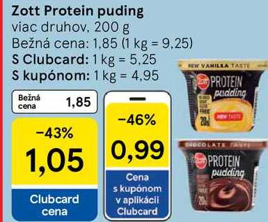 Zott Protein puding, 200 g