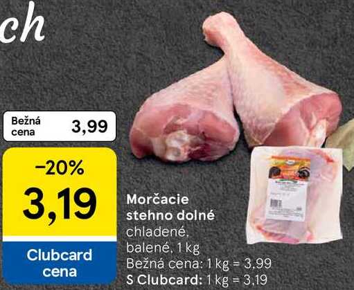 Morčacie stehno dolné, 1 kg