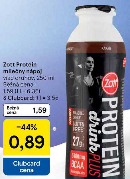 Zott Protein mliečny nápoj, 250 ml 