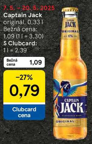 Captain Jack, 0,33 l
