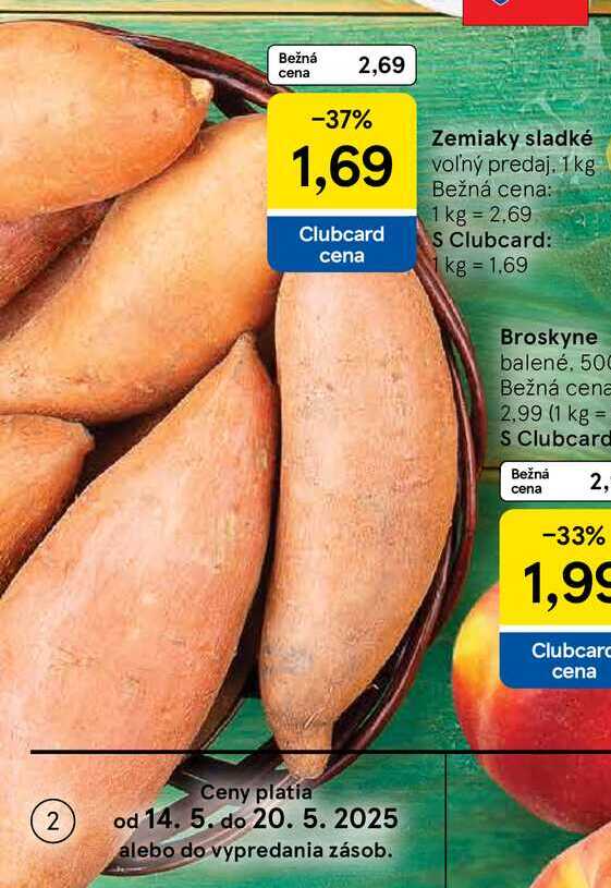 Zemiaky sladké, 1 kg