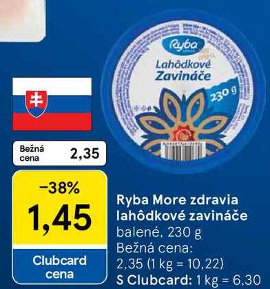 Ryba More zdravia lahôdkové zavináče, 230 g 