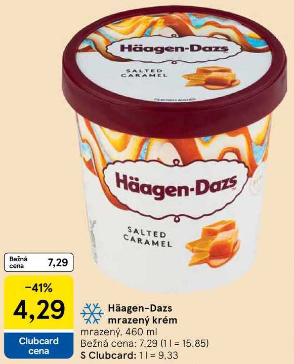 Häagen-Dazs mrazený krém, 460 ml 