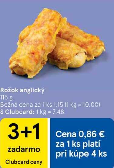 Rožok anglický, 115 g