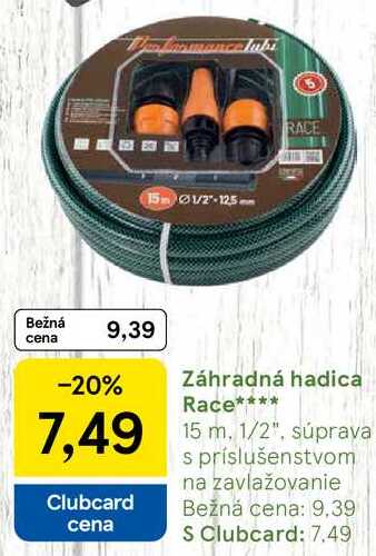 Záhradná hadica Race