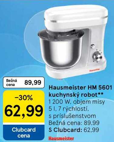 Hausmeister HM 5601 kuchynský robot