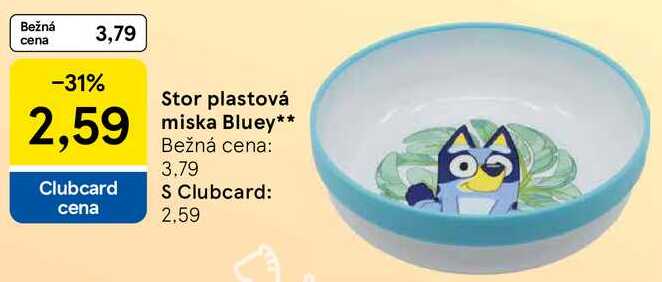 Stor plastová miska Bluey