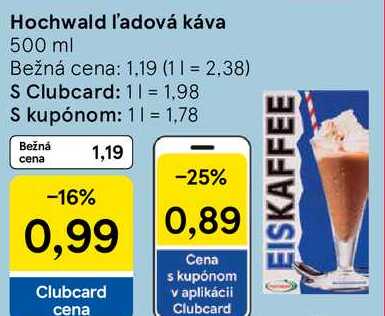 Hochwald l'adová káva, 500 ml