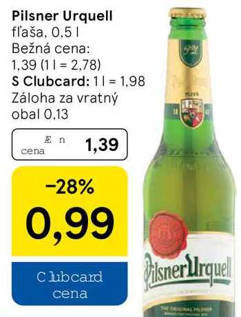 Pilsner Urquell, 0,5 l
