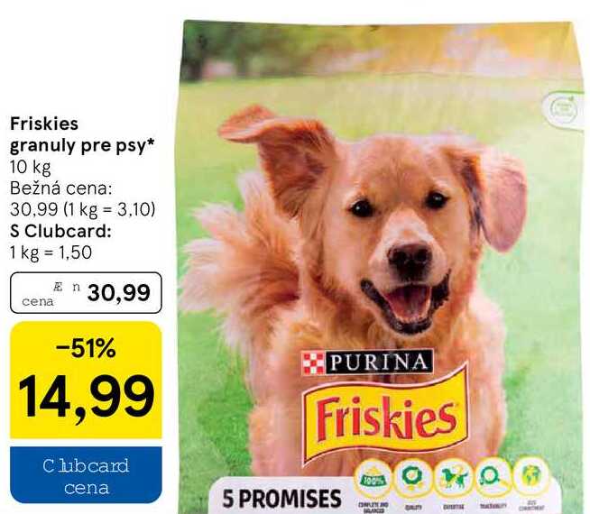 Friskies granuly pre psy, 10 kg 