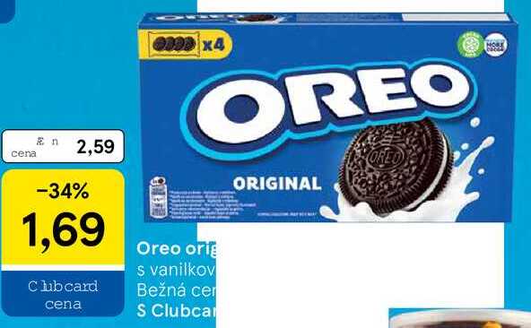 Oreo Double Creme sušienky, 170 g  