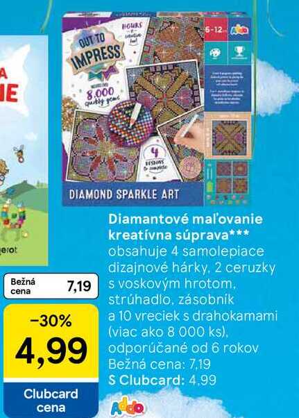 Diamantové maľovanie kreatívna súprava
