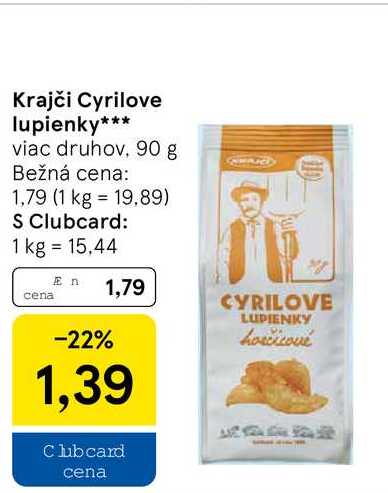 Krajči Cyrilove lupienky, 90 g 