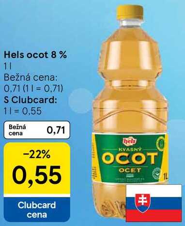 Hels ocot 8%, 1 l