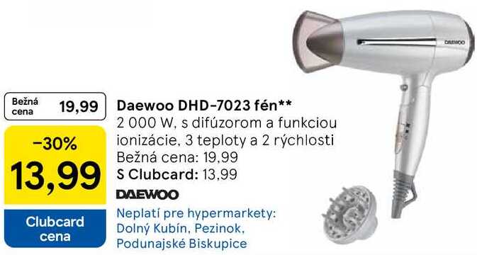 Daewoo DHD-7023 fén