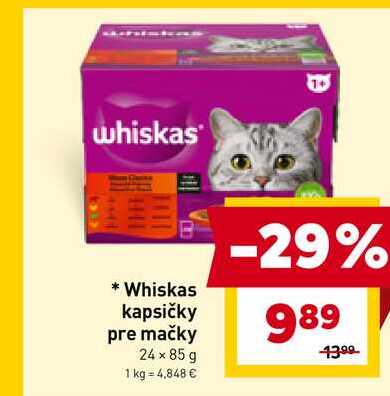 Whiskas kapsička 24x 85 g 