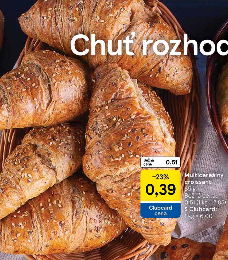 Multicereálny croissant, 65 g