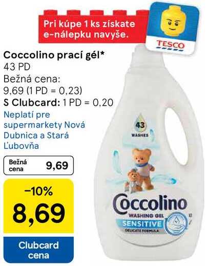Coccolino prací gél, 43 PD 