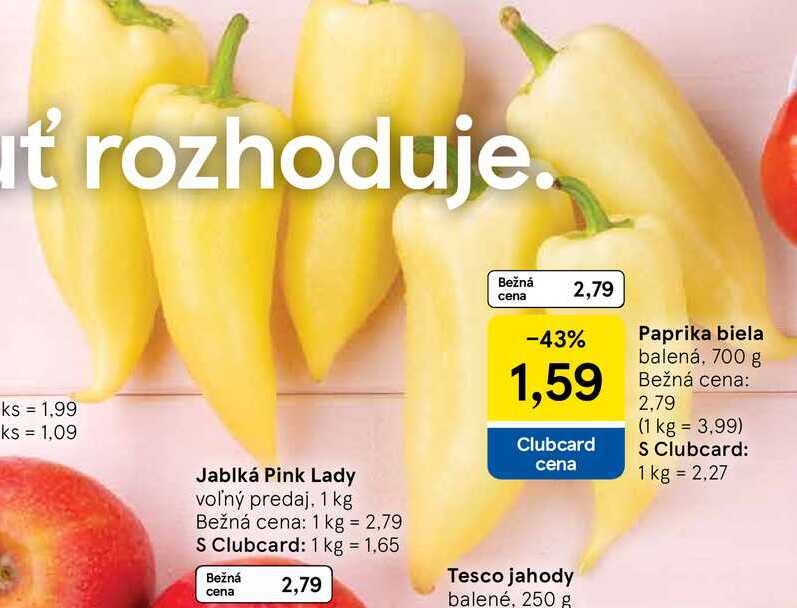 Paprika biela, 700 g 