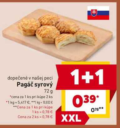 Pagáč syrový 72 g 