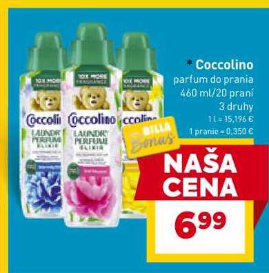Coccolino parfum do prania 460 ml/20 praní