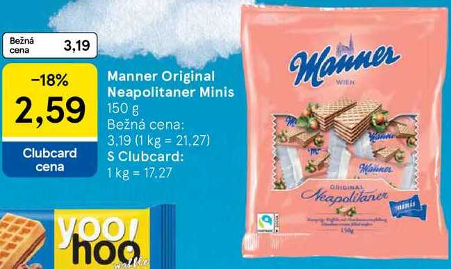 Manner Original Neapolitaner Minis, 150 g
