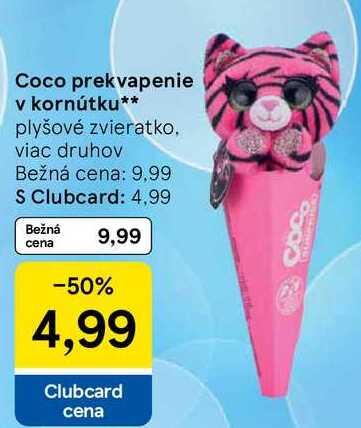 Coco prekvapenie v kornútku