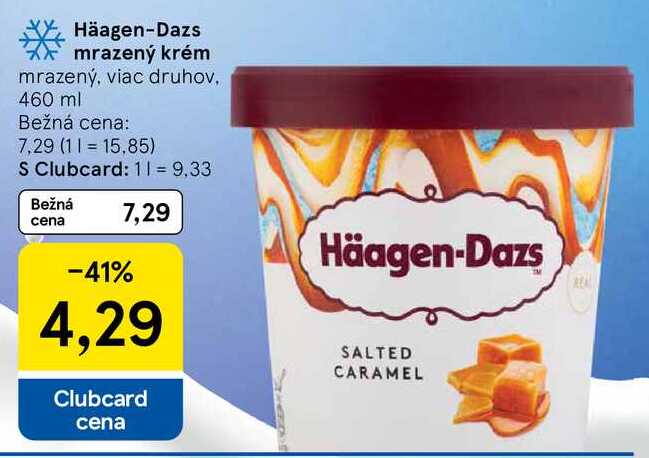 Häagen-Dazs mrazený krém, 460 ml