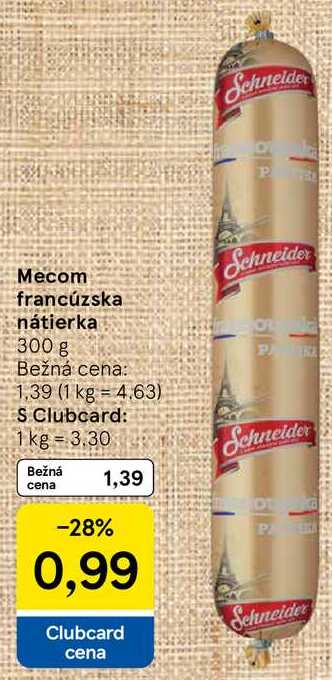 Mecom francúzska nátierka, 300 g 